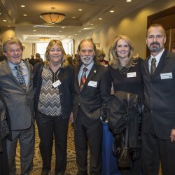 Ted Wilkins and friends